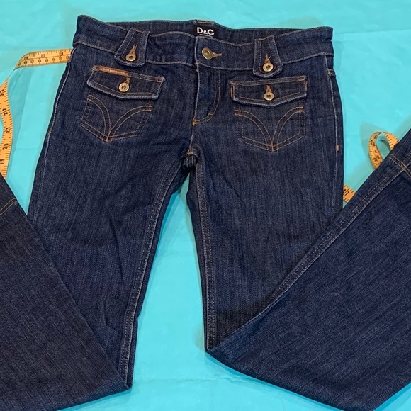 💋💋Dolce & Gabbana💋💋 Low Rise Bell Bottom Denim - Picture 3 of 9